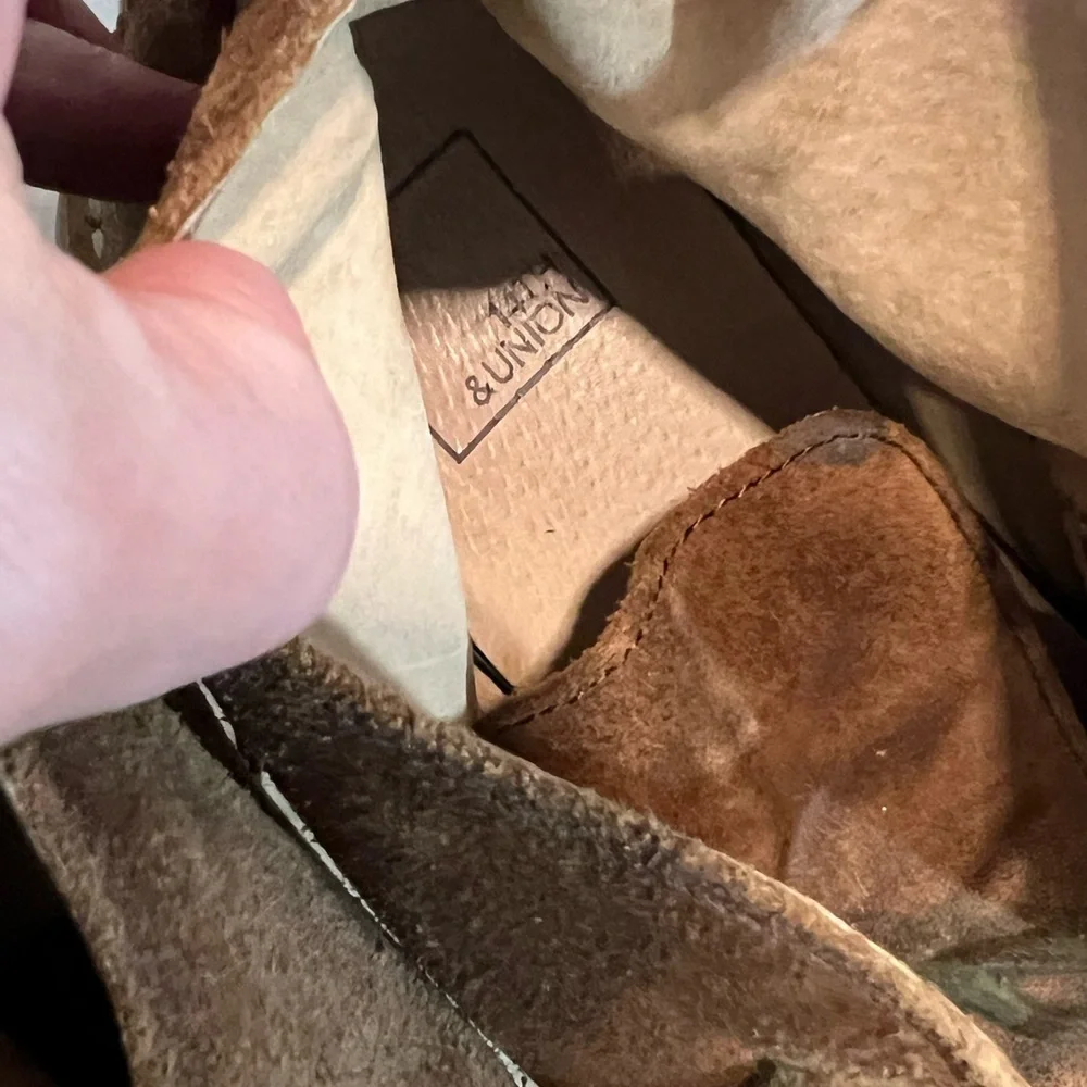 14th & Union Brown Chukka Boots Suede Leather